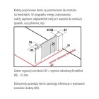 Kermi Acca ścianka boczna do drzwi 75 cm