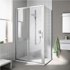 Kermi Cada XS kabina prostokątna drzwi rozsuwane 130x80 cm lewa