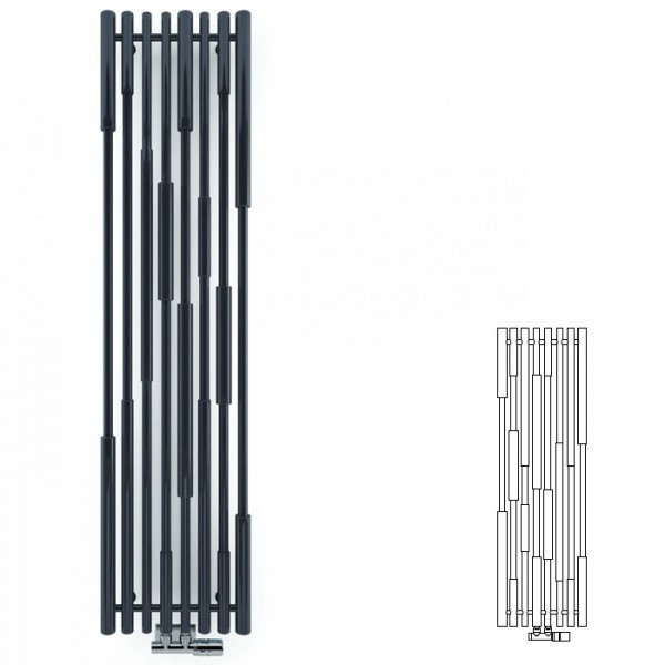 Terma Cane grzejnik 1300x390 mm zasilanie C.O.