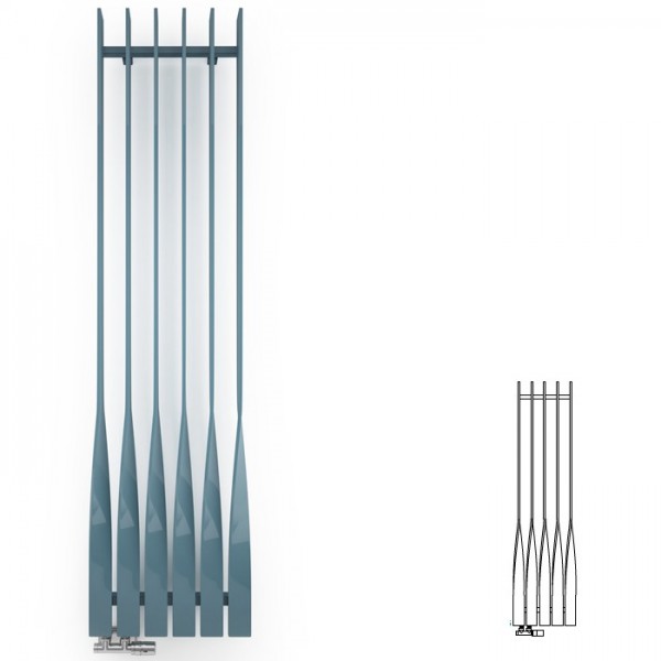 Terma Cyklon grzejnik 1600x410 mm zasilanie C.O.