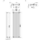 Terma Tune grzejnik jednorzędowy 1800x290 mm zasilanie C.O.