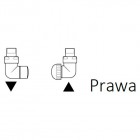 Terma zestaw trójosiowy termostatyczny SX prawy
