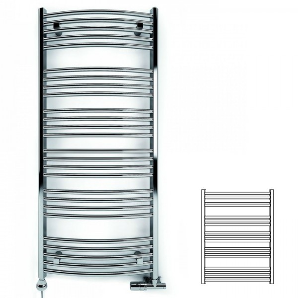 Terma Domi grzejnik 786x600 mm zasilanie C.O.