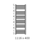 Terma Domi grzejnik 1116x400 mm zasilanie C.O.