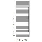 Terma Pola grzejnik 1580x600 mm zasilanie C.O.