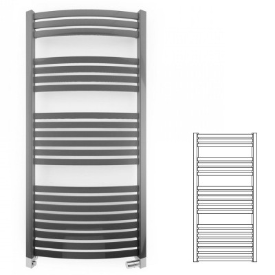 Terma Dexter grzejnik 1220x600 mm zasilanie C.O.