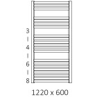 Terma Dexter grzejnik 1220x600 mm zasilanie C.O.