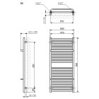 Terma Lima grzejnik 500x600 mm zasilanie C.O.