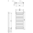 Terma Marlin grzejnik 600x530 mm zasilanie C.O.