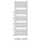 Terma Marlin grzejnik 1185x430 mm zasilanie C.O.
