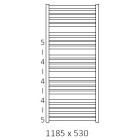 Terma Marlin grzejnik 1185x530 mm zasilanie C.O.