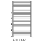 Terma Marlin grzejnik 1185x630 mm zasilanie C.O.