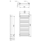 Terma Marlin grzejnik 1680x430 mm zasilanie C.O.