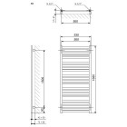 Terma Marlin grzejnik 1680x530 mm zasilanie C.O.