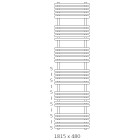 Terma Kioto grzejnik 1815x480 mm zasilanie C.O.
