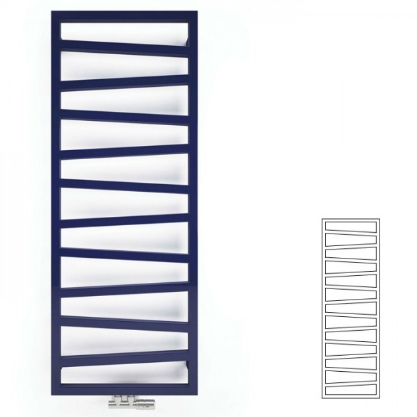 Terma ZigZag grzejnik 1545x500 mm zasilanie C.O.