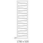 Terma ZigZag grzejnik 1780x500 mm zasilanie C.O.