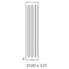 Terma Aero V grzejnik 1500x345 mm zasilanie C.O.