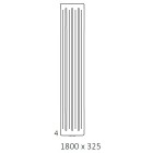 Terma Aero V grzejnik 1800x325 mm zasilanie C.O.