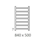 Terma Simple grzejnik 840x500 mm zasilanie C.O.