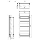 Terma Simple grzejnik 1200x500 mm zasilanie C.O.