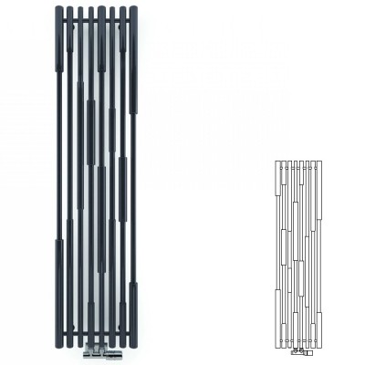 Terma Cane grzejnik 1600x390 mm zasilanie C.O.