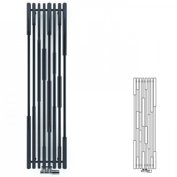 Terma Cane grzejnik 1600x390 mm zasilanie C.O.
