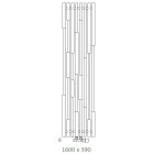Terma Cane grzejnik 1600x390 mm zasilanie C.O.