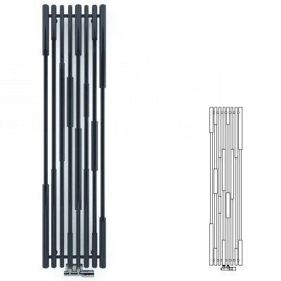 Terma Cane grzejnik 1900x390 mm zasilanie C.O.