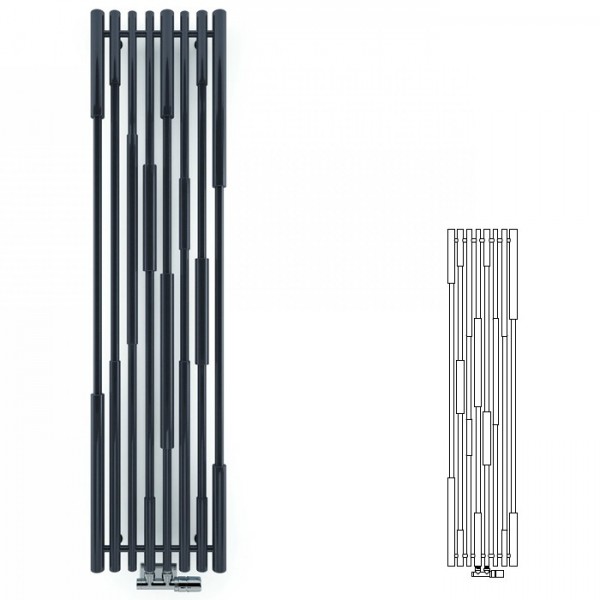 Terma Cane grzejnik 1900x390 mm zasilanie C.O.