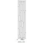Terma Cane grzejnik 1900x390 mm zasilanie C.O.