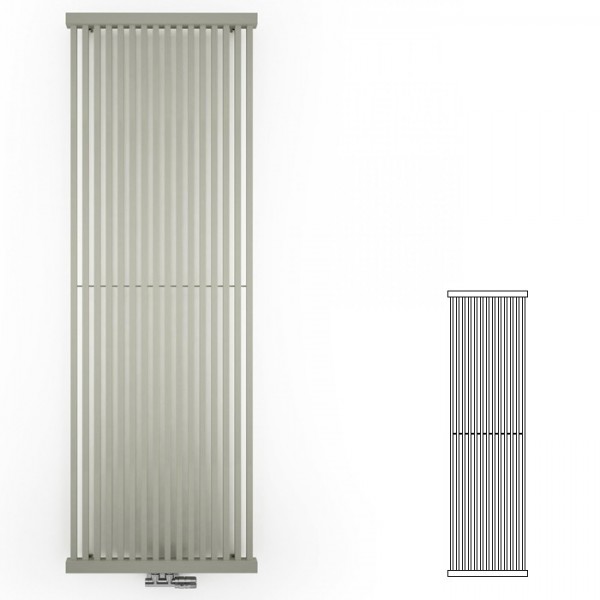 Terma Intra grzejnik 1900x530 mm zasilanie C.O.