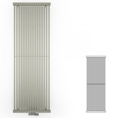 Terma Intra grzejnik 1900x650 mm zasilanie C.O.