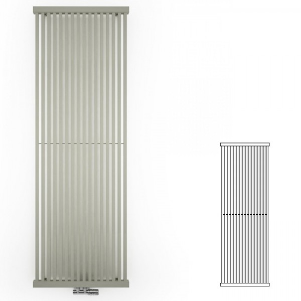Terma Intra grzejnik 1900x650 mm zasilanie C.O.