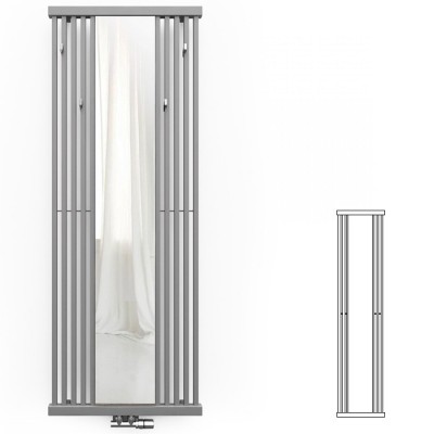 Terma Intra M grzejnik z lustrem 1900x440 mm zasilanie C.O.