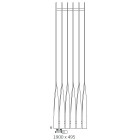 Terma Cyklon grzejnik 1900x495 mm zasilanie C.O.