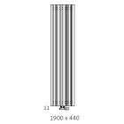 Terma Sherwood grzejnik 1900x440 mm zasilanie C.O.
