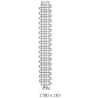 Terma PLC V grzejnik dekoracyjny 1780x263 mm zasilanie C.O.