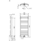 Terma Dexter Pro grzejnik 1760x500 mm zasilanie C.O.