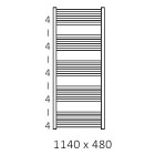 Terma Fiona grzejnik 1140x480 mm zasilanie C.O.