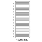 Terma Fiona grzejnik 1620x680 mm zasilanie C.O.