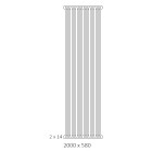 Terma Delfin grzejnik 2000x580 mm zasilanie C.O.