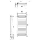 Terma Mantis grzejnik 1560x440 mm zasilanie C.O.