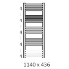 Terma Lena grzejnik 1140x436 mm zasilanie C.O.