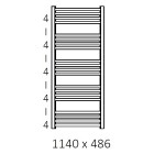 Terma Lena grzejnik 1140x486 mm zasilanie C.O.