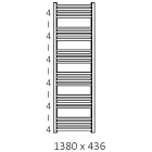 Terma Lena grzejnik 1380x436 mm zasilanie C.O.