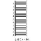 Terma Lena grzejnik 1380x486 mm zasilanie C.O.