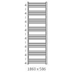 Terma Lena grzejnik 1860x586 mm zasilanie C.O.