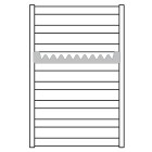 Terma Vivo grzejnik 910x600 mm zasilanie C.O.