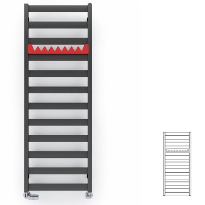 Terma Vivo grzejnik 1150x500 mm zasilanie C.O.